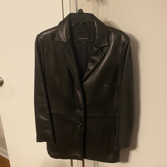 Jones NY Leather Jacket - Picture 1 of 9